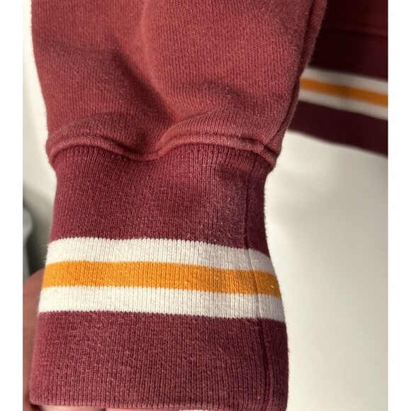 Champion Premium Reverse Weave Crew Medium Chenille C Applique Loose Maroon - Picture 5 of 6